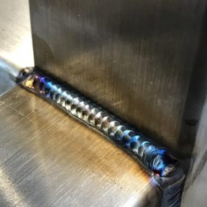 result of mig stainless steel