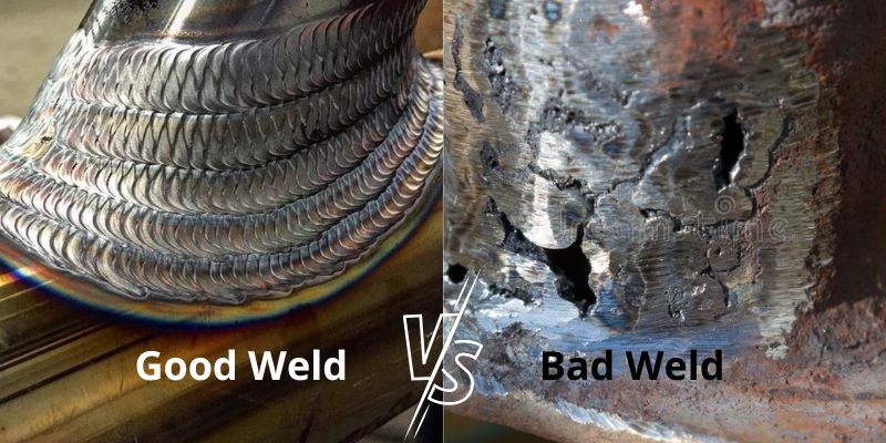 Good weld vs bad weld